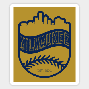 Milwaukee Baseball 02 Magnet